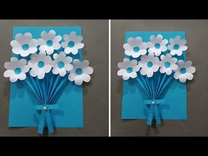 Easy and beautiful card making idea 💡#diy #art #artandcraft