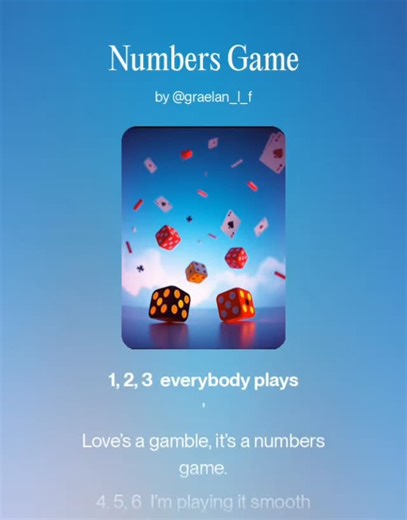 The perfect 10 never looked this good 🔥 #numbersgame #NewMusic #hitsong #MusicReels #ʟᴏᴠᴇsᴏɴɢ #graelanf #smoothoperator #IndieArtist #lyricsvideo | Grae Fitz