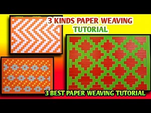 Step-by-Step Paper Weaving Colour Guide | Mat Paper Weaving for Fun Home Activities