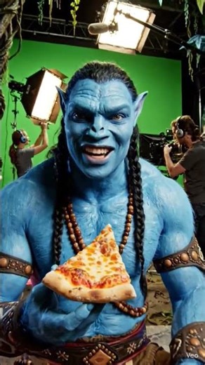 Avatar Hero Eating Pizza During Movie Shoot 😂 | Behind The Scenes of Avatar Movie #avatarfamily