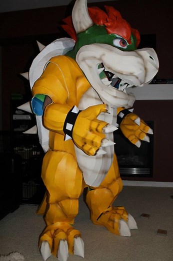 Impressive Foam Bowser Costume
