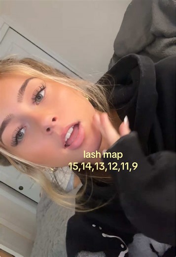 jaida (@jaidaborsum)’s video of lash map