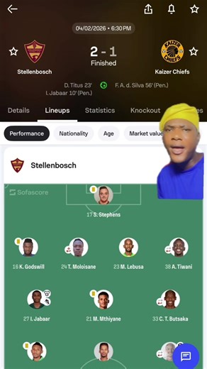 Kaizer Chiefs Eliminated by Stellenbosch in Nedbank Cup