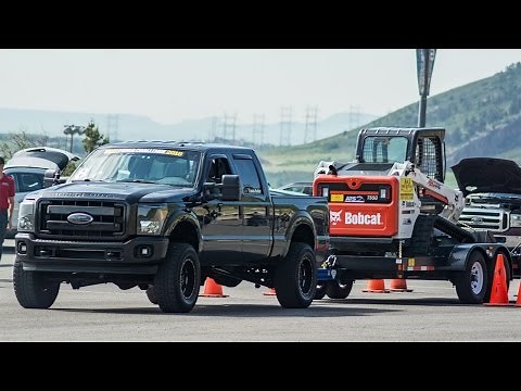 10,000-Pound Trailer-Tow Obstacle Course – Diesel Power Challenge 2016
