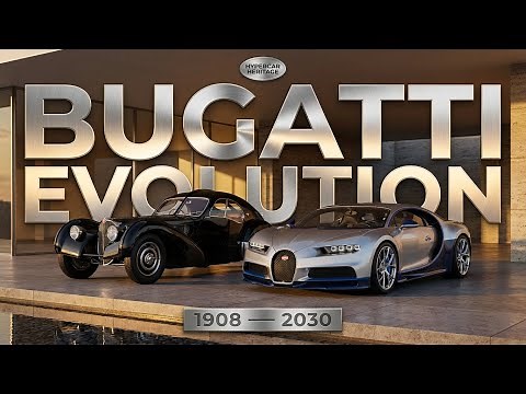 Bugatti Evolution (1908-2030) | Legendary Hypercars