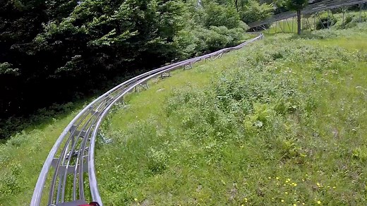 The Sky Flyer Mountain Coaster at Sky High Adventure Park is now open weekends! Come take a rip through the trees. www.holidayvalley.com/skyhigh | Holiday Valley