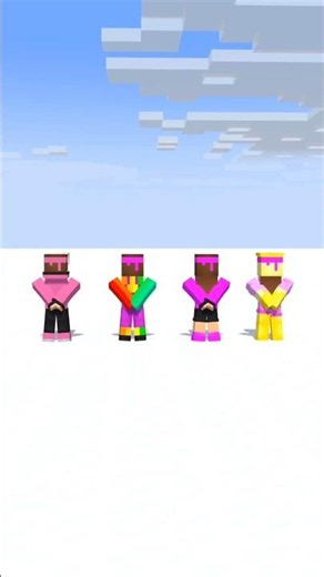 Talcado Anna Yoananas and Awariz dance the Macarena #minecraft @Talcado
