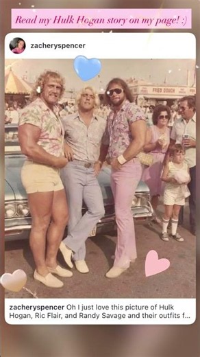 Hulk Hogan - Ric Flair - Randy Savage (1980’s) - My Hulk Hogan story in description! ✨💁🏼💛🩵🩷✨