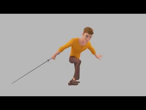 Sword Animation Test | 3D Combat Animation in Maya