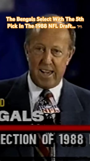 #shorts #bengals #americanfootball - The Bengals Select With The 5th Pick In The 1988 NFL Draft… 🙏