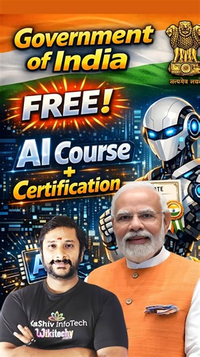 Free AI Course with Certificate India 🇮🇳 | Government AI Program | Kaashiv Infotech Course