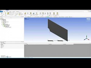 2D modeling of flat plate- shell elements in ANSYS- Part 07/20 Finite Element Analysis-For Beginner