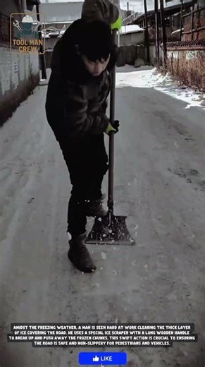 How to Break Thick Ice Fast Using a Manual Ice Scraper Tool