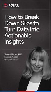 Can you envision a future where your data is always organized, and you can spend more time on actionable insights? Verena Mertes, the director of BioTech360 for LabVantage, thinks we are at turning point with the convergence of digitizing data and leveraging AI. Find out how breaking down data silos can lead to seamless collaboration and actionable insights! | The Scientist