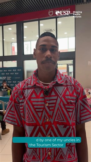 Inspired by the impactful work of a family member within the tourism sector, the decision to pursue Tourism Management at The University of the South Pacific became a natural calling for Tito Iowane. The Waikete, Nakelo lad was among the many who visited the Nausori Roadshow booth today at the Nausori Plaza. Tito looks forward to beginning Semester 1 studies at USP. #TeamUSP #ShapingPacificFutures | The University of the South Pacific