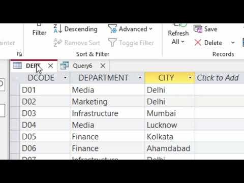 How to create complex sql queries in Microsoft Access⁨@COMPUTEREXCELSOLUTION⁩ #access #msaccess