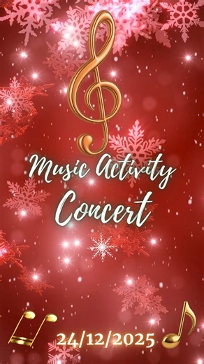 🎶✨ Coming Soon: MLS End-of-Year Music Concert! ✨🎶 Get ready for an unforgettable time of lights, music, and singing on 24/12/2025 — the perfect way to wrap up the year with joy and celebration! 🌟🎤🎹 Mark your calendars and let’s end this year on a high note! 🎵💛 | Madinaty Language School - Official Group