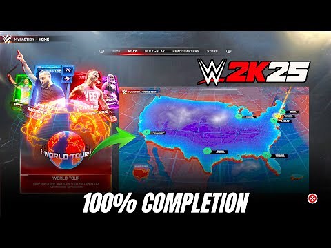 WWE 2K25 WORLD TOUR (MYFACTION)