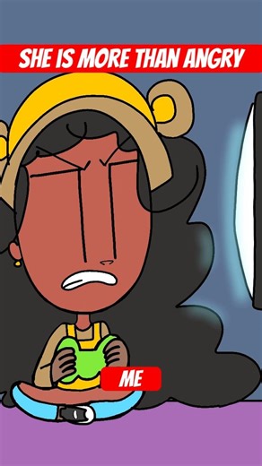 She Was UPSET #animation #cartoon #relatable #funny #new #shorts