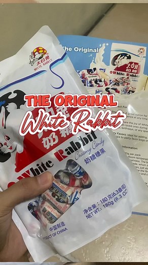 The Original White Rabbit Creamy Candy - Authentic Edible Paper