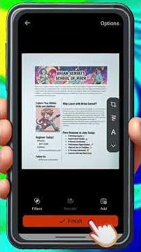 How to Scan a Document with a Phone #shorts