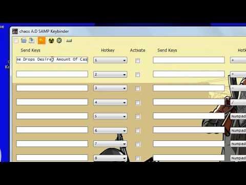 How to Make KeyBinds For Samp With Chaos AD Keybinder