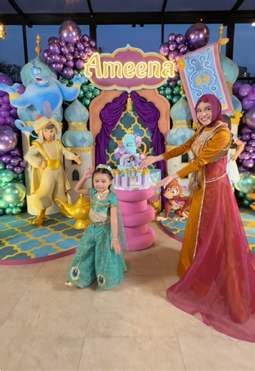 Princess Jasmine Themed Birthday Party for Ameena