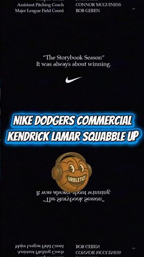 Nike Los Angeles Dodgers commercial. World Series Game 7 ending vs. Toronto Blue Jays. #MLB #Sports
