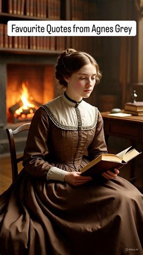 Favourite Quotes from Agnes Grey by Anne Bronte-“Part of my Agnes Grey reading series.”#shorts