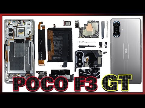 Xiaomi POCO F3 GT / Redmi K40 Gaming Disassembly Teardown Repair Video Review