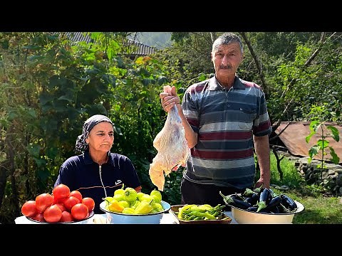 The Real Rural Life Of Countryside Azerbaijan Village | Azerbaijani Dolma Recipe | Slow Living