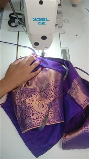 ✨Puffhands Blouse Stitching with Piping 💗😊Full blouse stitching video link👇🏻 in description box✨💕