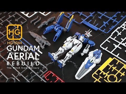HG Gundam Aerial Rebuild The Witch From Mercury | ASMR SPEED BUILD