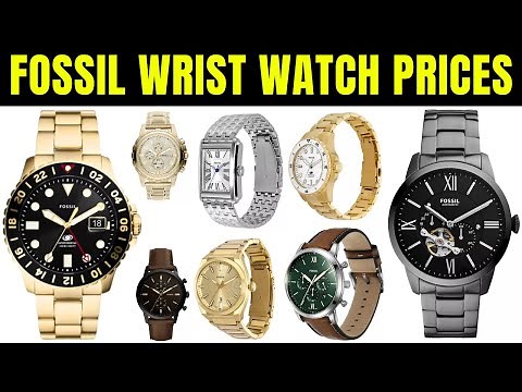 Fossil Wrist Watch Prices 2024 in Philippines for Men & Women | Leather, Silver Stainless Steel