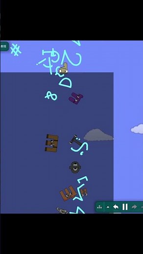 Alphabet & Number Race in Algodoo | Who Will Be the Winner? 🏁