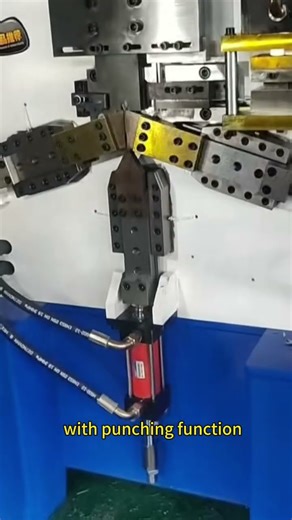 Automatic wire bending machine for flat material#wirebendingmachine #flat #clamp #machine