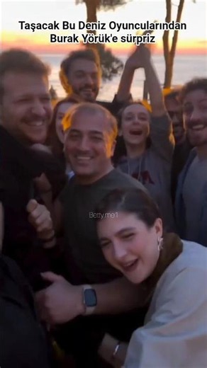 A Surprise for Burak Yörük from the Cast of Taşacak Bu Deniz