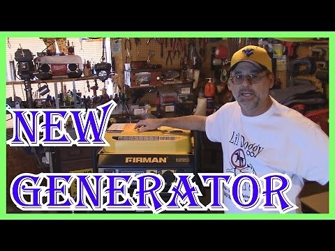 FIRMAN PO3501 3550/4550 WATT GENERATOR REVIEW FOR THE CAMP.
