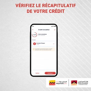 Sur Attijari Mobile, simulez votre crédit et personnalisez votre échéance en fonction de votre revenu. #CréditImmobilier #Attijariwafabank | Attijariwafa bank
