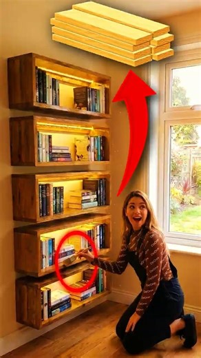 Beautiful bookcase for your room 😍😍😍 #diy #ihavethisthingwithplants #aesthetic