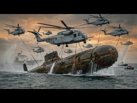 ASMR Submarine Restoration Full Rebuild of Typhoon Class Submarine 1981 from Abandoned to New