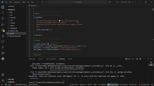 Python Streamlit Dashboard for Advanced Data Analysis Visualization | Krishna Sai Guddeti posted on the topic | LinkedIn
