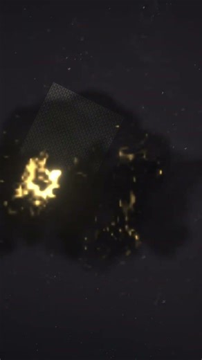 A asteroid exploding
