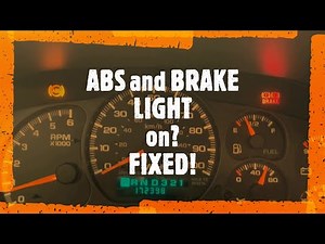 ABS and BRAKE LIGHT FIX! CHEVROLET / GM TRUCKS Silverado, Tahoe, Avalanche, Sierra, Denali