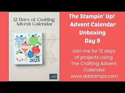 Stampin' Up! 12 Days of Crafting Advent Calendar Day 9 Spoiler Alert Sneak Peeks + Projects!