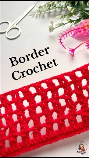 New Border Crochet Design | Very Beautiful Crochet Pattern | #crochet #border #knitting #diy #diy