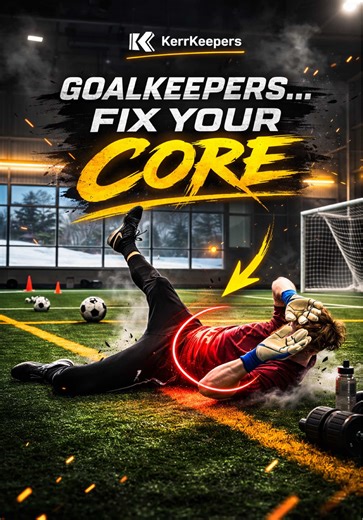 Elite goalkeepers don't just train hands... If you're not training your abs... You're limiting your saves. Your core controls: • Explosiveness • Balance • Body control mid air • Recovery speed Strong core. Strong keeper. Who's adding core work to their sessions? Save this and work on your abs, before your next session Y Want more simple drills that actually stop goals? Follow @Kerrkeepers Train like a pro BOOK your session now📥 #kerrkeepers #goalkeepertraining #football #goalkeepercoach #fyp