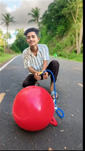 Big size gym balloon unboxing and review testing#viral #shorts