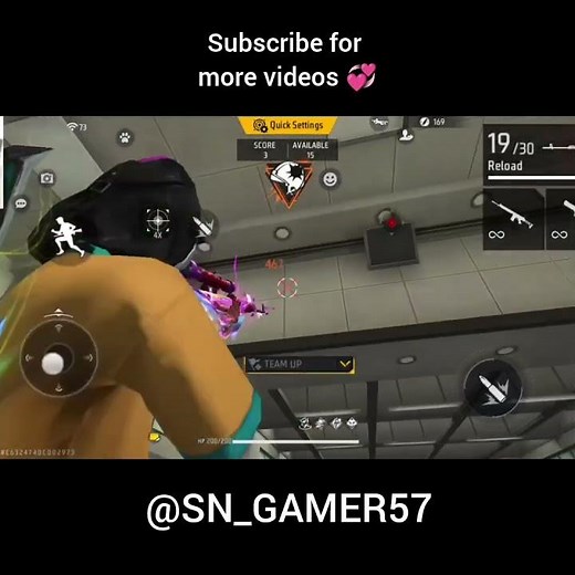 Sn Gamer57 Epic gameplay 😎🎮 || #viral #ffmax #comedyffvideo #gamingshorts