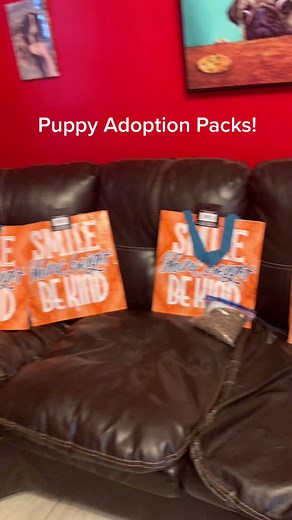 Prepping puppy packs! The babes get adopted soon! #MustLoveCorsosRescue